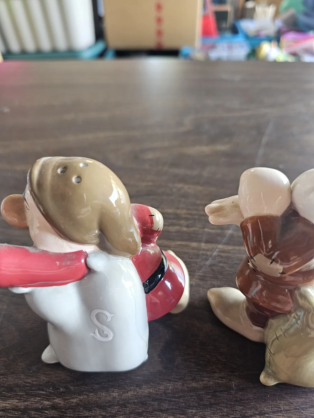 Classic Ceramic Dwarf Figurine Set - Brown & Red Home Accent❤️❤️